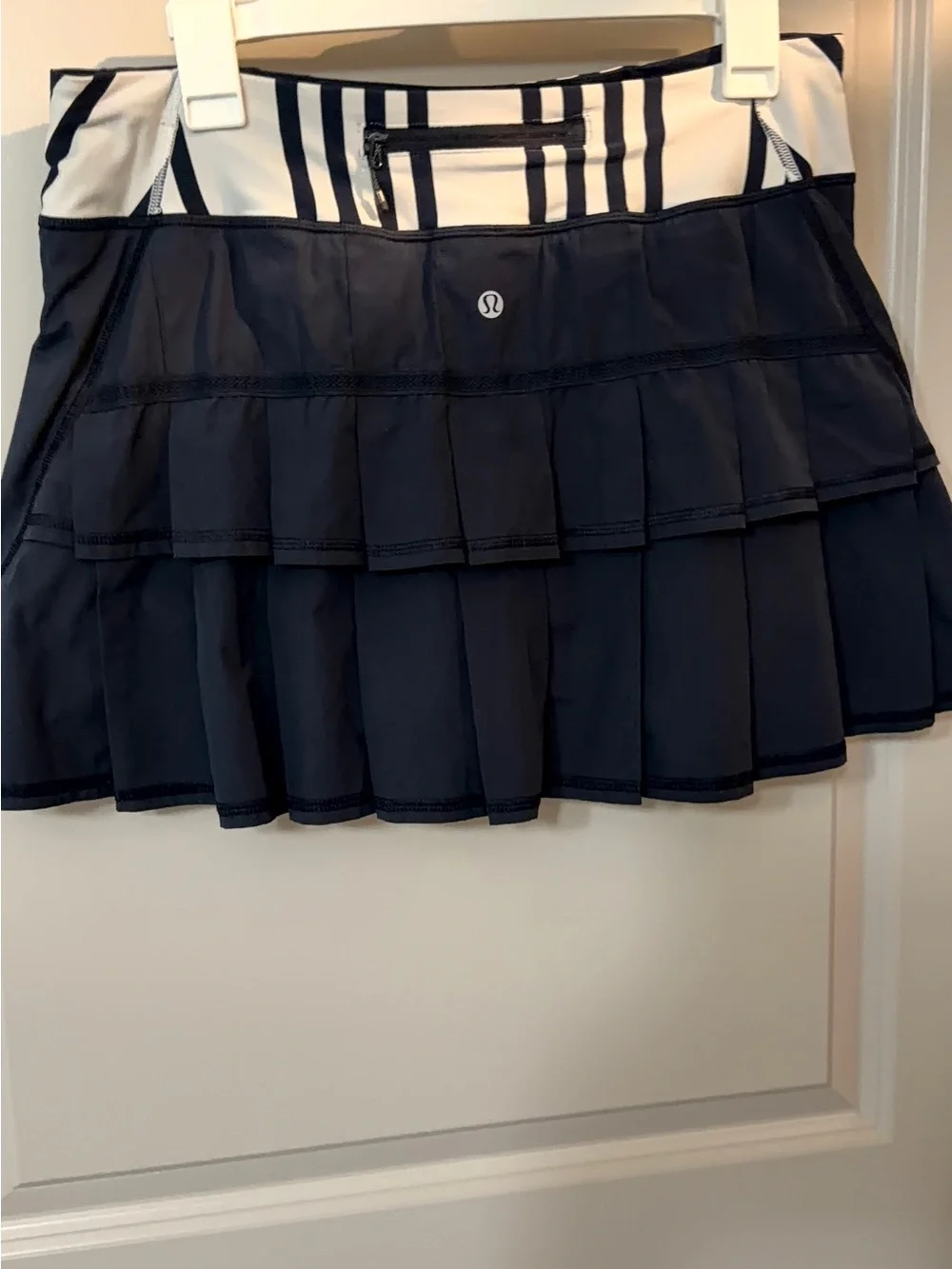 lululemon athletica Navy Tiered Pleated Skirt